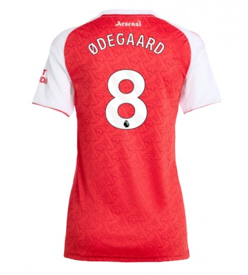Arsenal Martin Odegaard #8 Hjemmebanetrøje Dame 2025-26 Kortærmet